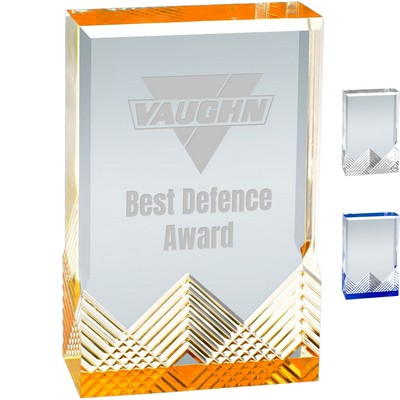 5" x 7" Azure Apex Mirage Acrylic Award