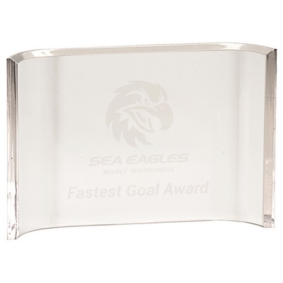 5" x 7" Celestial Acrylic Crescent Award